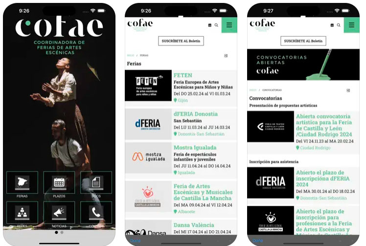 APP Coordinadora de Ferias del Estado Español - COFAE